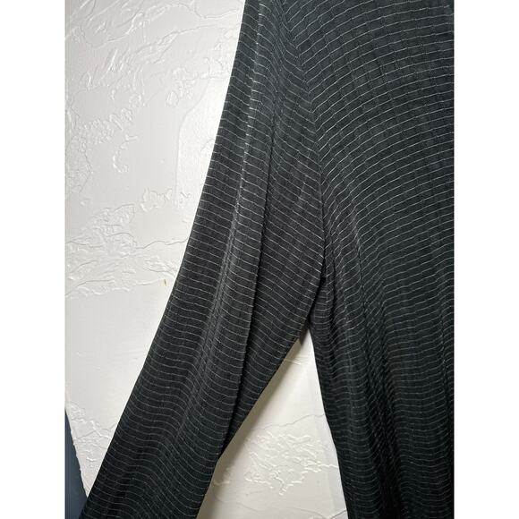 Private Editions by Chicos stretch button down blouse womens large elegant - Picture 4 of 8